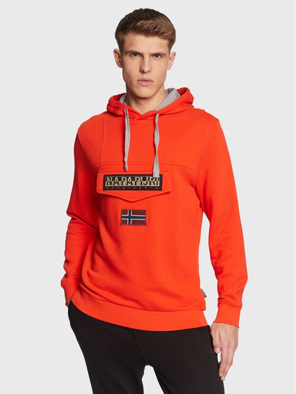 Napapijri Napapijri Суитшърт Burgee NP0A4GBG Оранжев Regular Fit