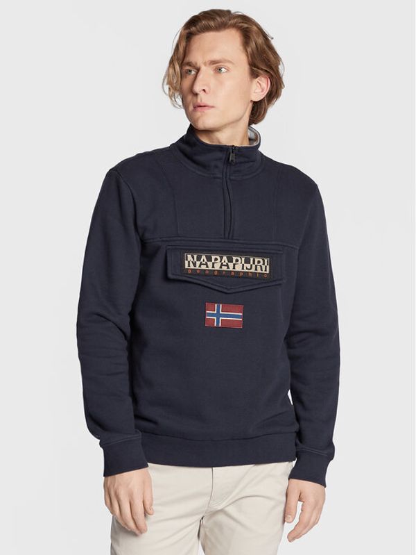 Napapijri Napapijri Суитшърт Burgee NP0A4GJC Тъмносин Regular Fit