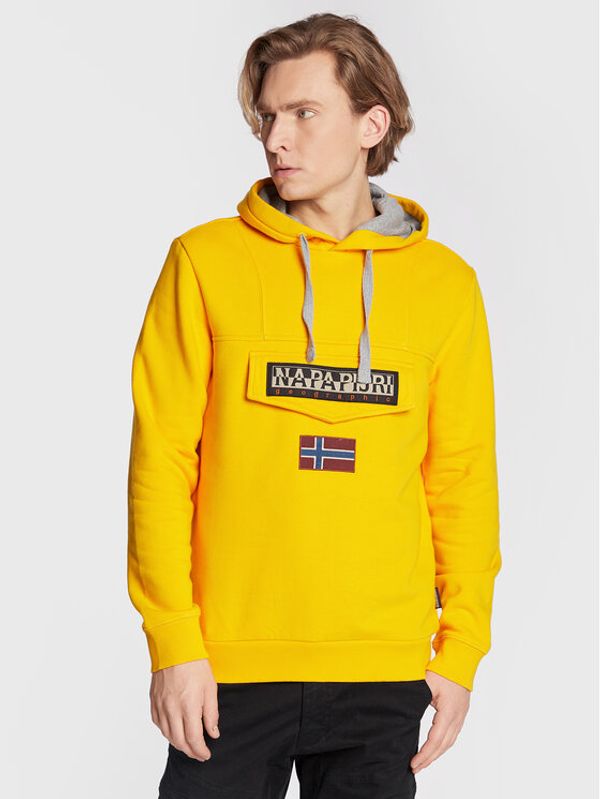 Napapijri Napapijri Суитшърт Burgee NP0A4GJD Жълт Regular Fit