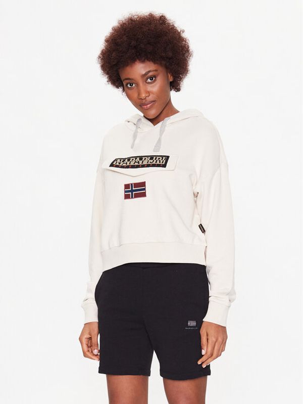 Napapijri Napapijri Суитшърт Burgee NP0A4H8F Бежов Loose Fit