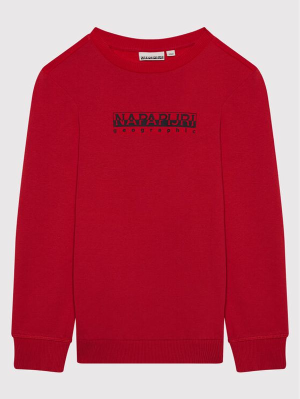 Napapijri Napapijri Суитшърт K B-Box C NP0A4FUJ S Червен Regular Fit
