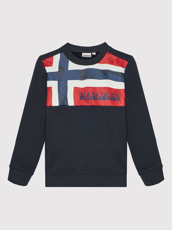 Napapijri Napapijri Суитшърт K Beri NP0A4FOX S Тъмносин Regular Fit