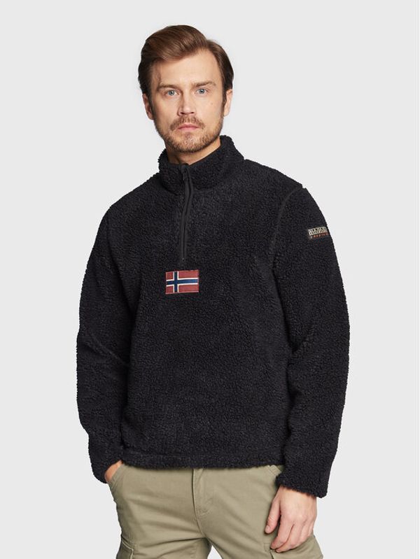 Napapijri Napapijri Суитшърт T-Ayas NP0A4GRG Черен Regular Fit