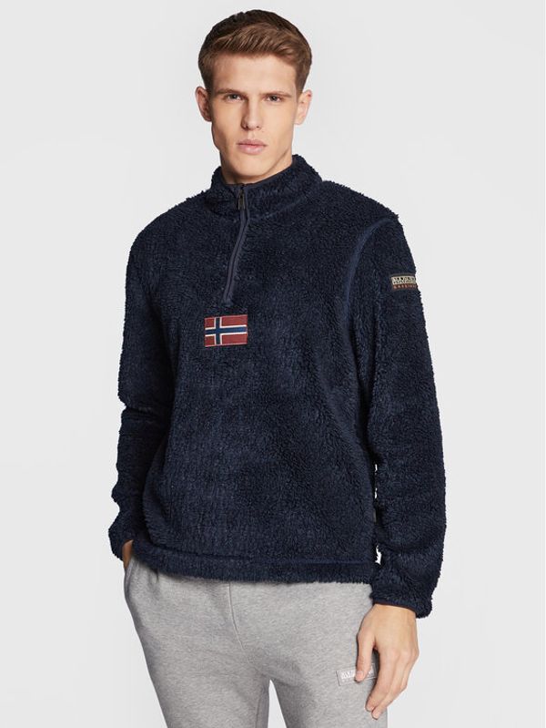 Napapijri Napapijri Суитшърт T-Ayas NP0A4GRG Тъмносин Regular Fit