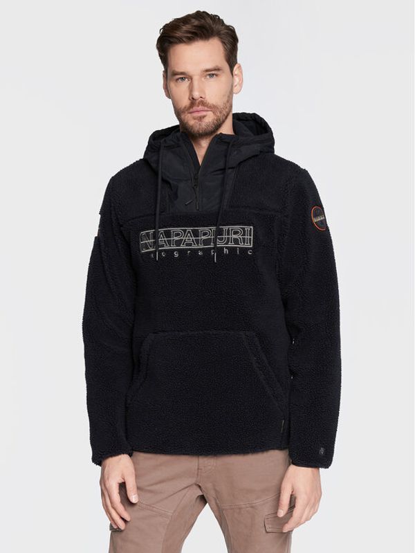 Napapijri Napapijri Суитшърт Teide NP0A4GNR Черен Regular Fit