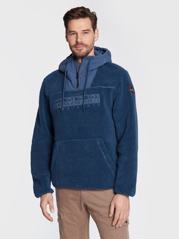 Napapijri Napapijri Суитшърт Teide NP0A4GNR Син Regular Fit