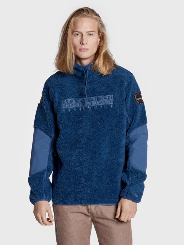 Napapijri Napapijri Суитшърт Teide T 2 NP0A4GNQ Тъмносин Regular Fit