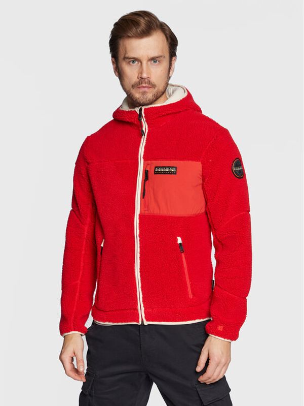 Napapijri Napapijri Суитшърт Yupik NP0A4GNS Червен Regular Fit