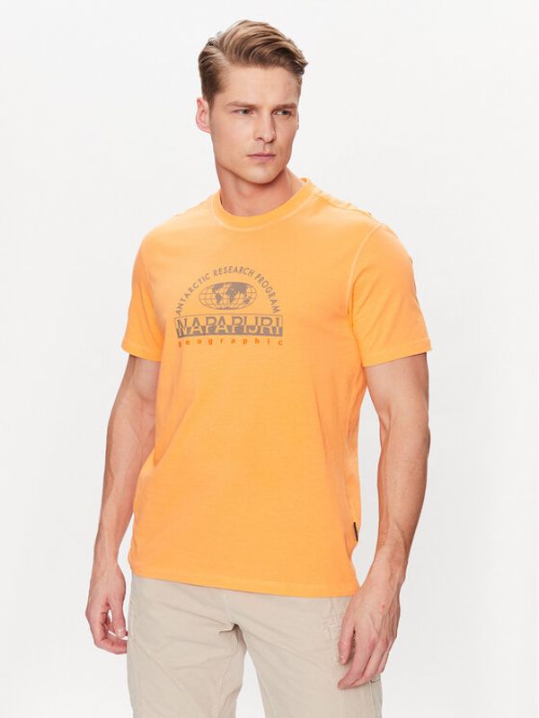 Napapijri Napapijri Тишърт S-Macas NP0A4H2H Оранжев Regular Fit