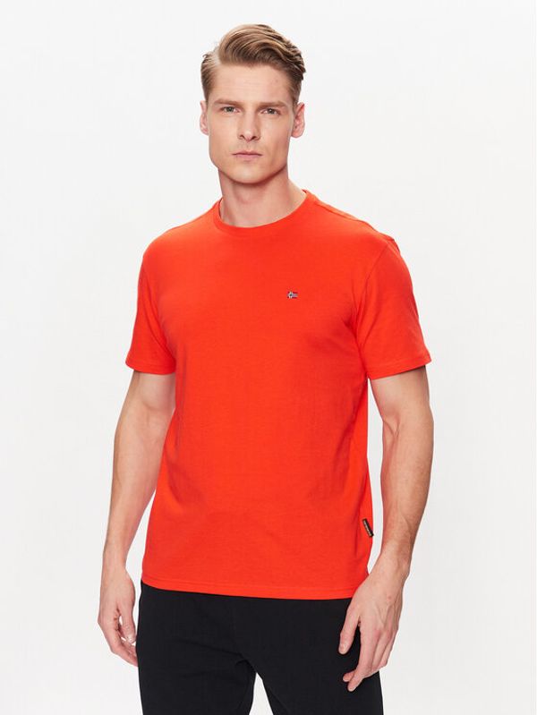 Napapijri Napapijri Тишърт Salis NP0A4H8D Червен Regular Fit