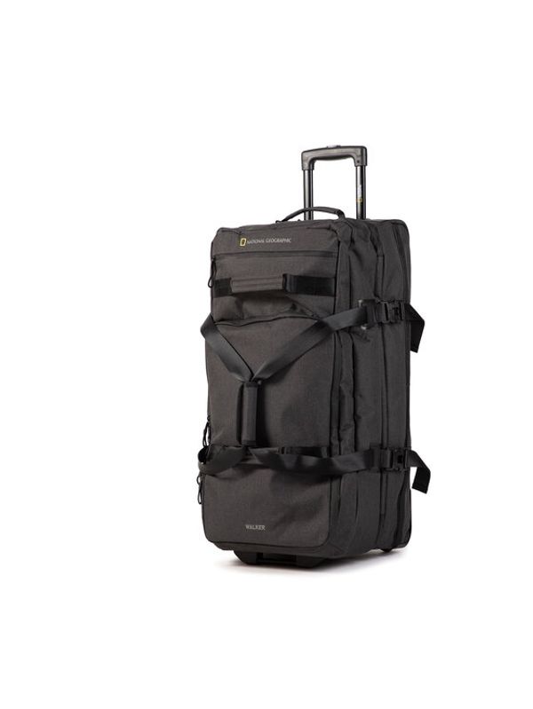 National Geographic National Geographic Голям текстилен куфар Double Decker N09301.06 Черен