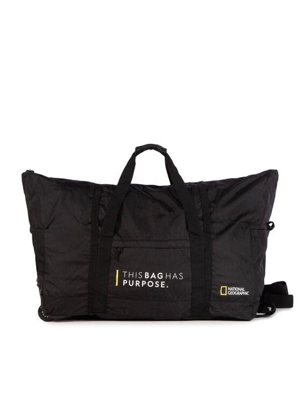 National Geographic National Geographic Сак Packable Wheeled Duffel Large N10444.06 Черен