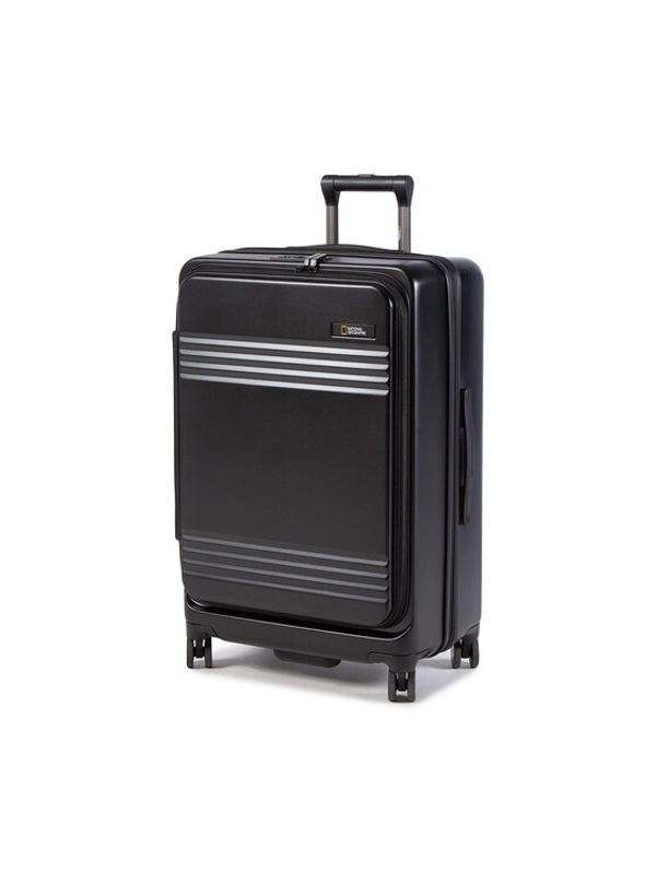 National Geographic National Geographic Среден твърд куфар Lodge N165HA.60.06 Черен