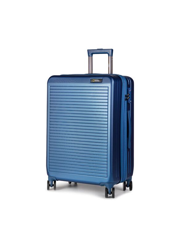 National Geographic National Geographic Среден твърд куфар Pulse N171HA.60.39 Син