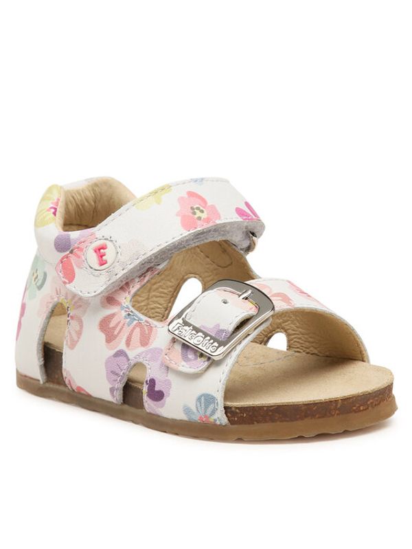 Naturino Naturino Сандали Falcotto By Naturino Falcotto Bea Calf Pr. Big Flower 0011500737.94.ONO1 Бял