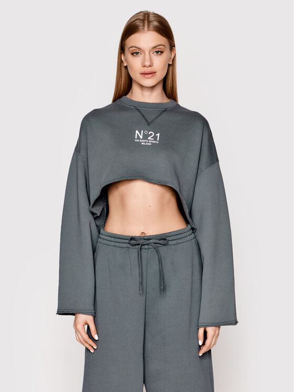 N°21 N°21 Суитшърт 22E N2M0 E101 6323 Сив Relaxed Fit