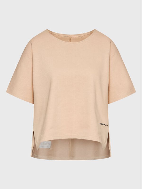 NEBBIA NEBBIA Тишърт The Minimalist 417 Розов Loose Fit
