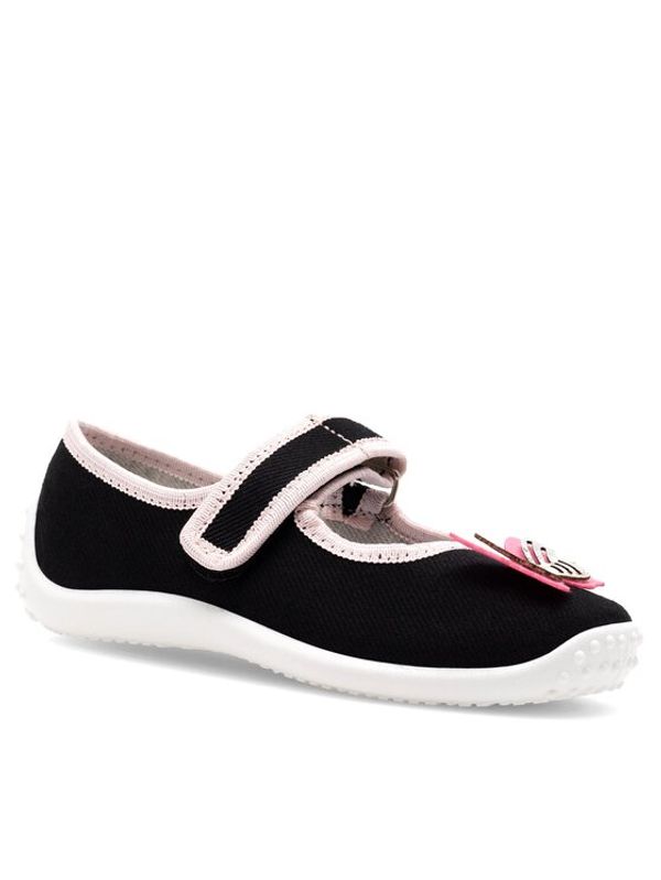 Nelli Blu Nelli Blu Пантофи BALERINKI MOTYL III Черен