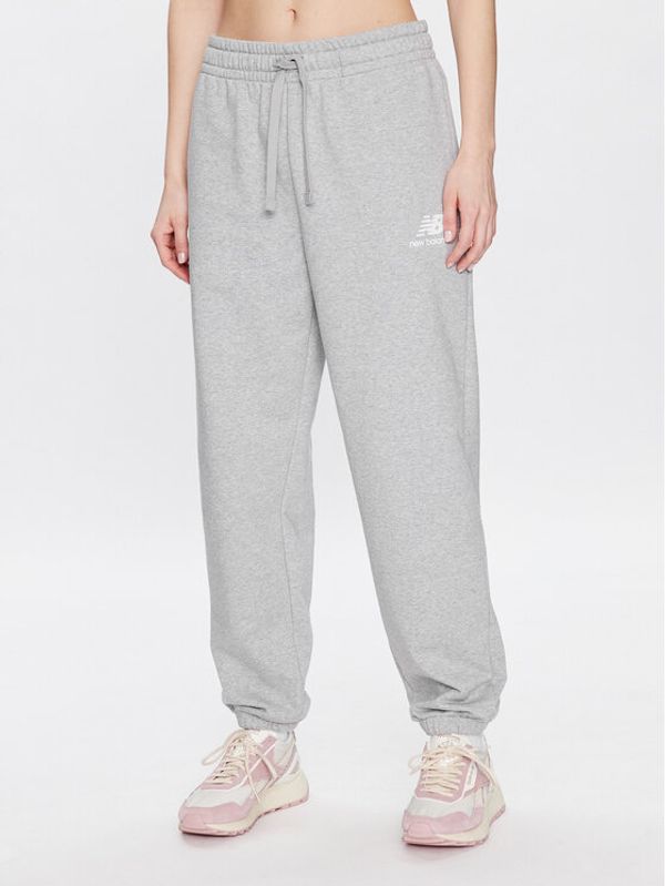 New Balance New Balance Долнище анцуг WP31530 Сив Relaxed Fit