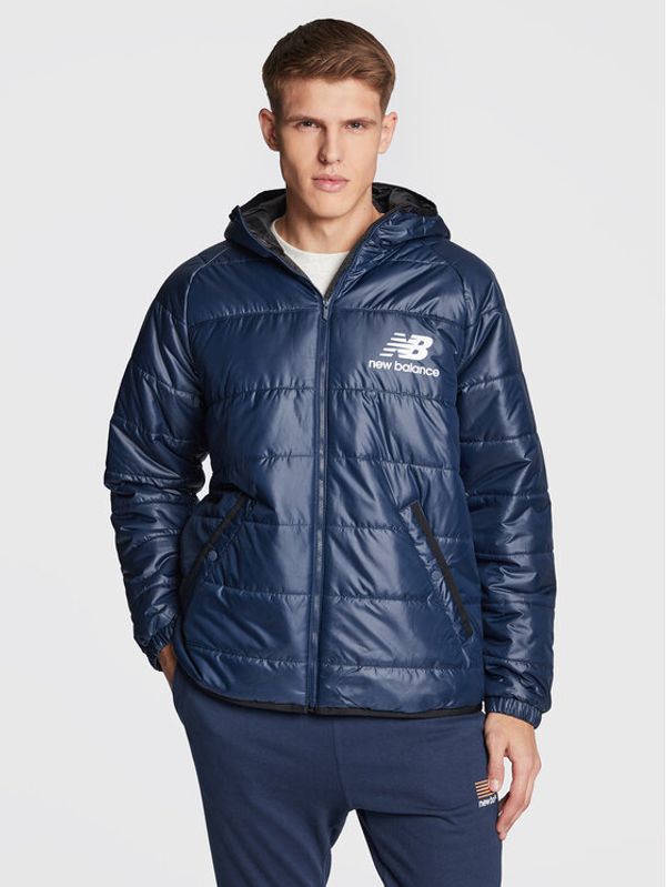 New Balance New Balance Пухено яке Athletics Winterized MJ13513 Тъмносин Relaxed Fit