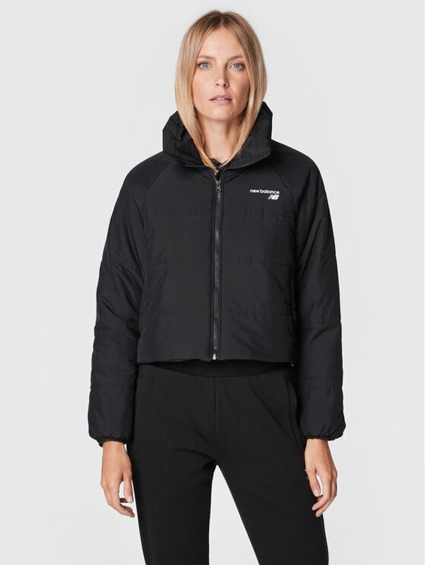 New Balance New Balance Пухено яке WJ13801 Черен Regular Fit