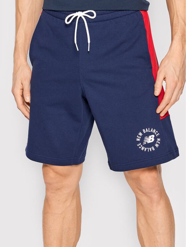 New Balance New Balance Спортни шорти MS21902 Тъмносин Regular Fit