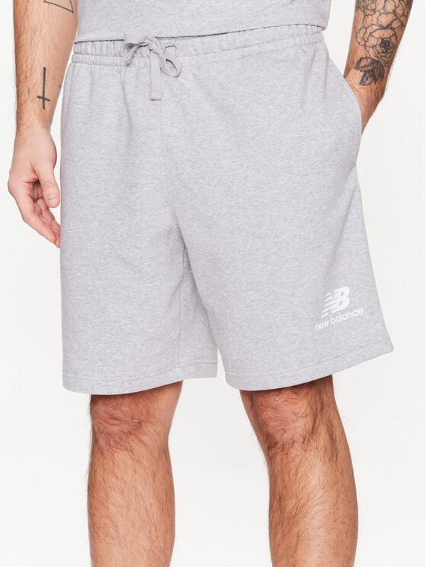 New Balance New Balance Спортни шорти MS3154 Сив Regular Fit