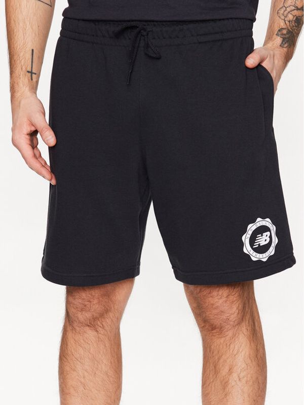 New Balance New Balance Спортни шорти MS31903 Черен Regular Fit