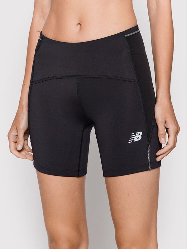New Balance New Balance Спортни шорти Run WS21272 Черен Slim Fit