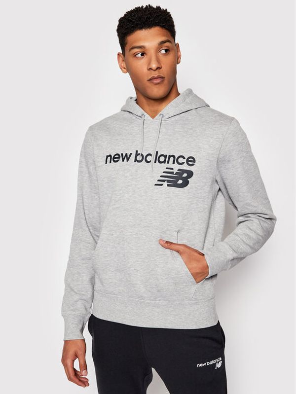 New Balance New Balance Суитшърт C C F Hoodie MT03910 Сив Relaxed Fit
