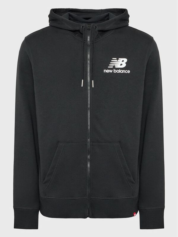 New Balance New Balance Суитшърт Esse MJ03558 Черен Relaxed Fit