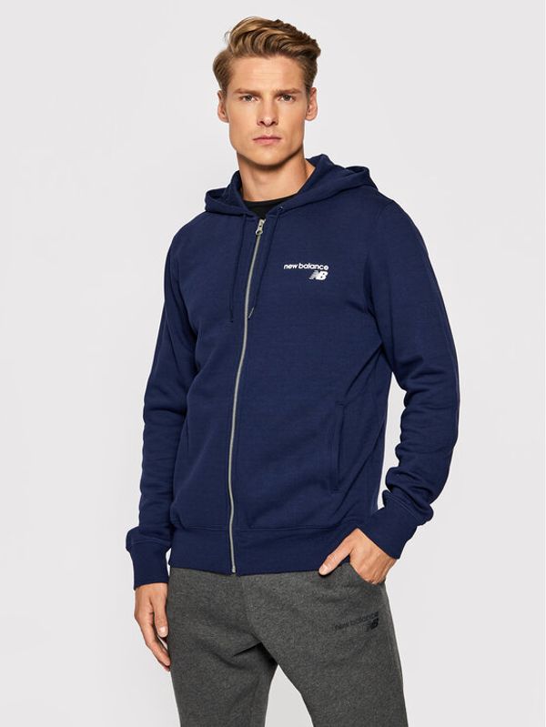 New Balance New Balance Суитшърт MJ03907 Тъмносин Athletic Fit