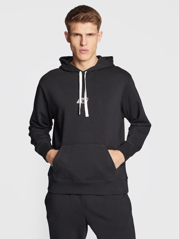 New Balance New Balance Суитшърт MT23511 Черен Relaxed Fit