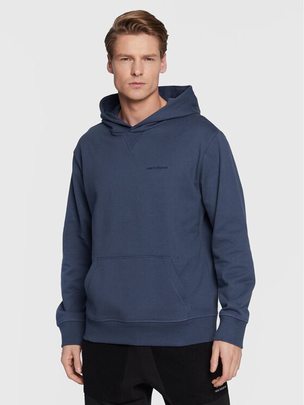 New Balance New Balance Суитшърт MT23565 Тъмносин Relaxed Fit