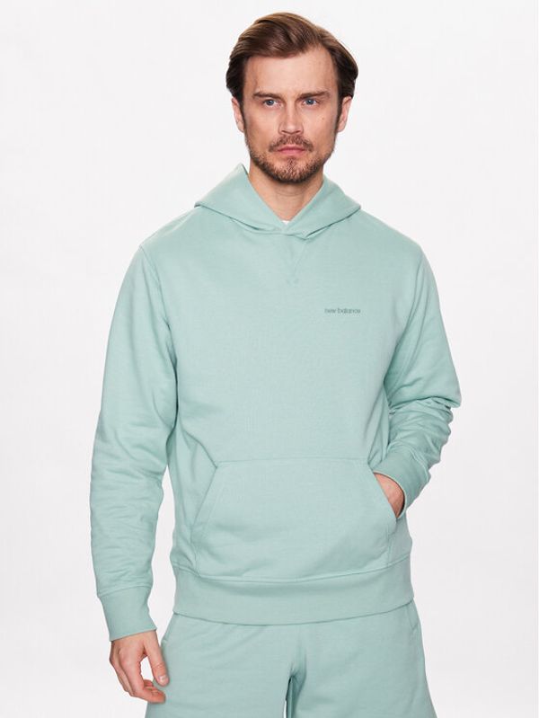 New Balance New Balance Суитшърт MT23565S Зелен Relaxed Fit