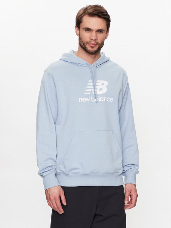 New Balance New Balance Суитшърт MT31537 Син Relaxed Fit