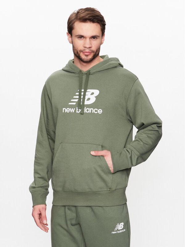 New Balance New Balance Суитшърт MT31537 Зелен Relaxed Fit