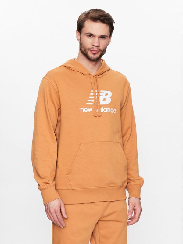 New Balance New Balance Суитшърт MT31537 Жълт Relaxed Fit