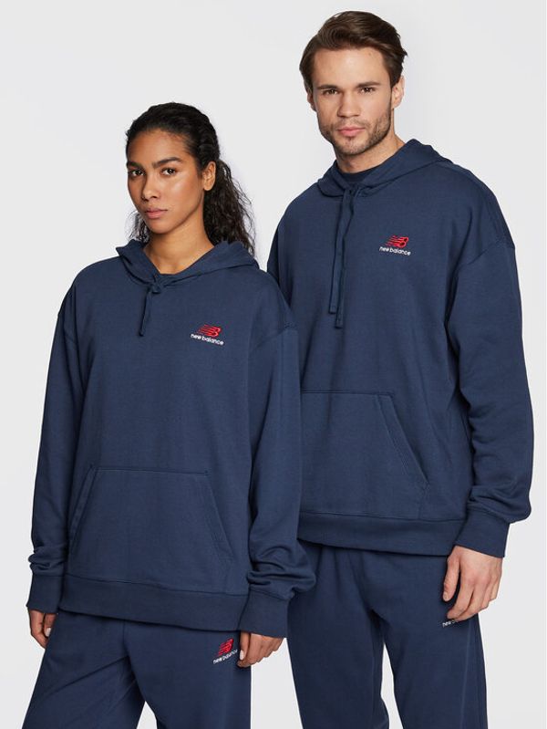 New Balance New Balance Суитшърт Unisex UT21500 Тъмносин Relaxed Fit