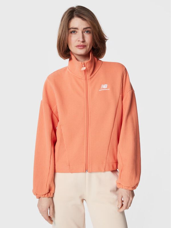 New Balance New Balance Суитшърт WJ23500 Оранжев Oversize