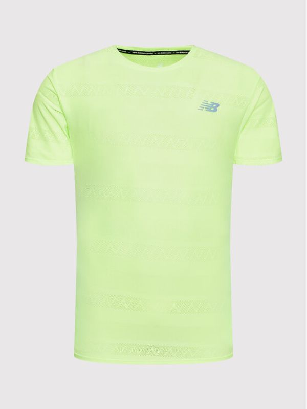 New Balance New Balance Тениска от техническо трико Speed MT13277 Зелен Athletic Fit