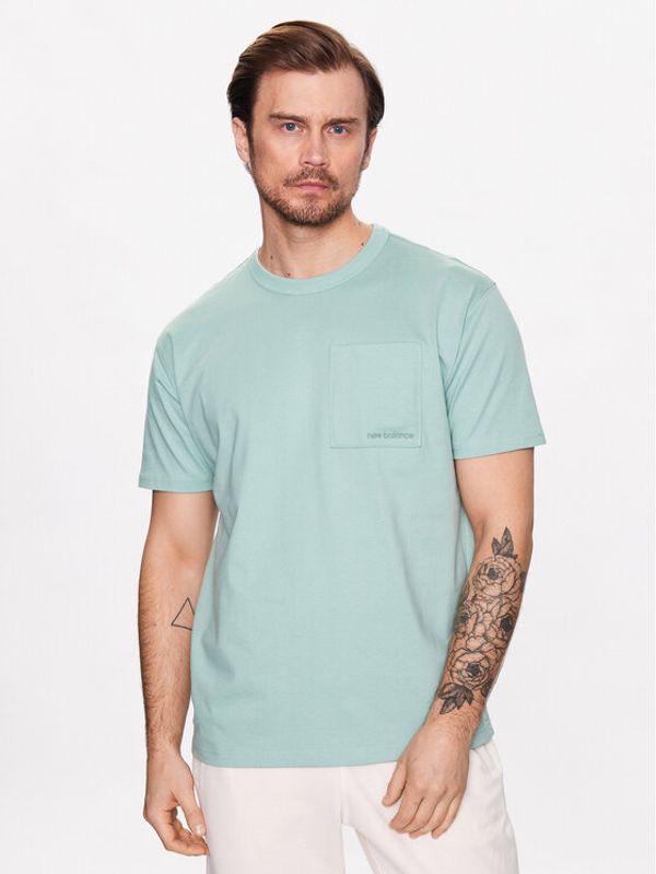 New Balance New Balance Тишърт Athletics Nature State MT23567 Зелен Relaxed Fit