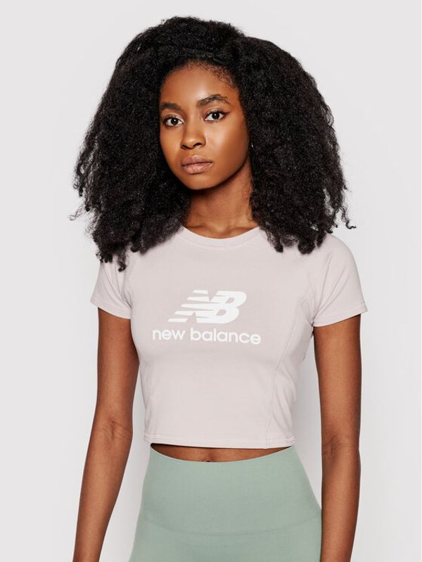 New Balance New Balance Тишърт Athletics Podium WT03503 Розов Fitted Fit
