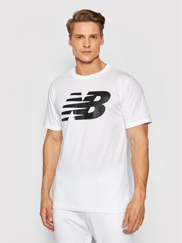 New Balance New Balance Тишърт Classics Tee MT03919 Бял Athletic Fit
