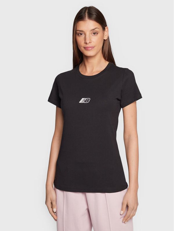 New Balance New Balance Тишърт Essentials WT23515 Черен Athletic Fit