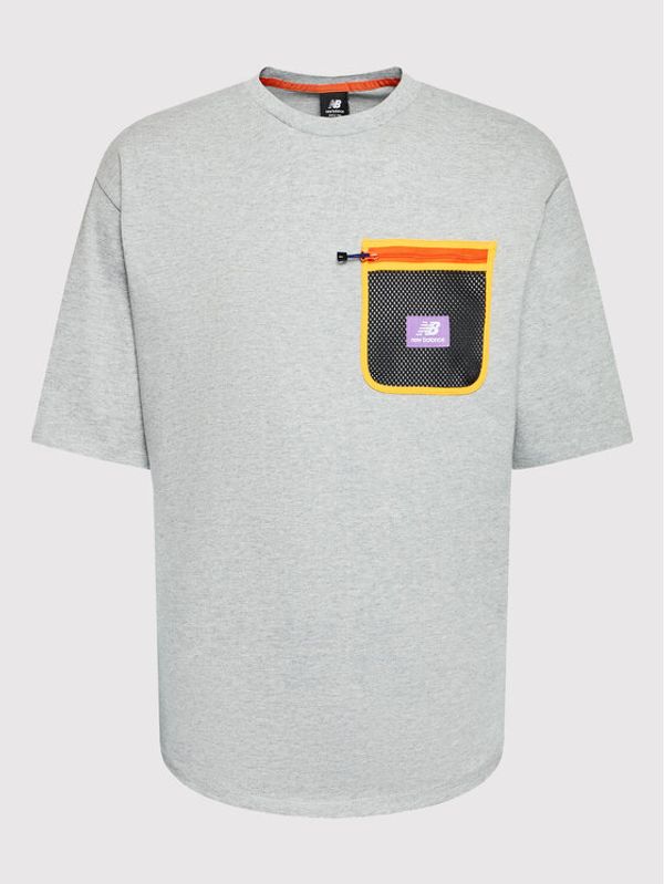 New Balance New Balance Тишърт MT21510 Сив Relaxed Fit