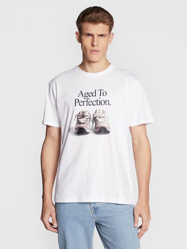 New Balance New Balance Тишърт MT23569 Бял Relaxed Fit