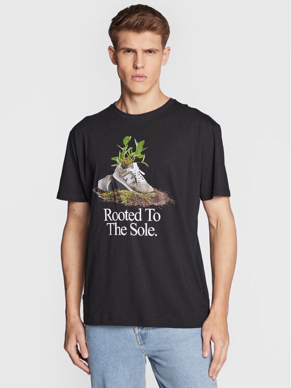 New Balance New Balance Тишърт MT23570 Черен Relaxed Fit