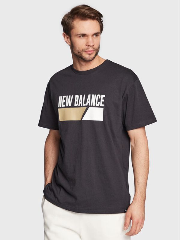 New Balance New Balance Тишърт MT23901 Черен Relaxed Fit