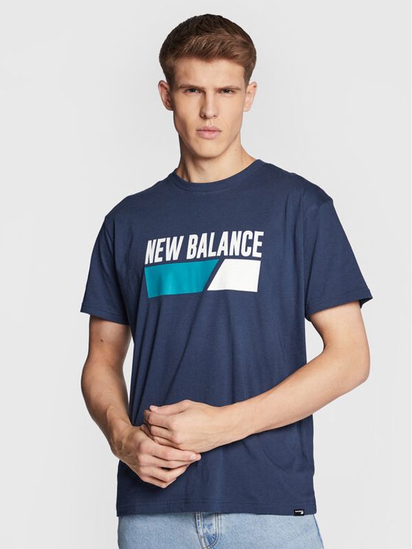 New Balance New Balance Тишърт MT23901 Тъмносин Relaxed Fit